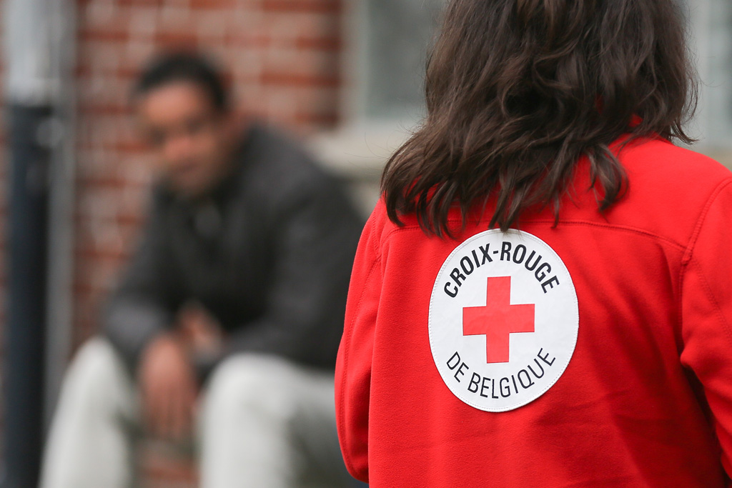 Mitarbeiterin des Roten Kreuzes (Archivbild: Bruno Fahy/Belga)