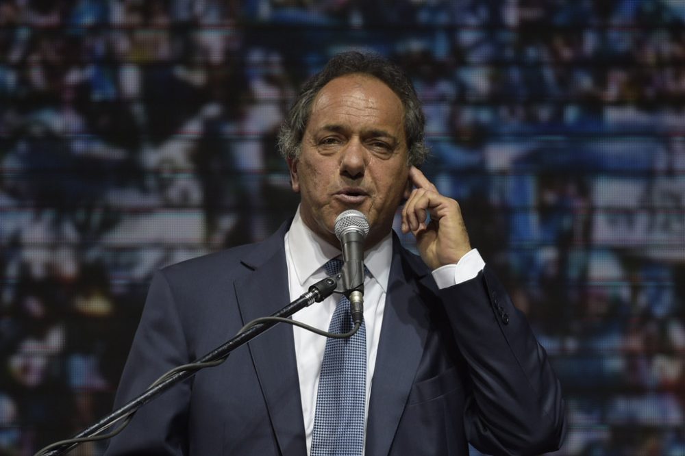 Präsidentschaftskandidat Daniel Scioli gilt als Favorit