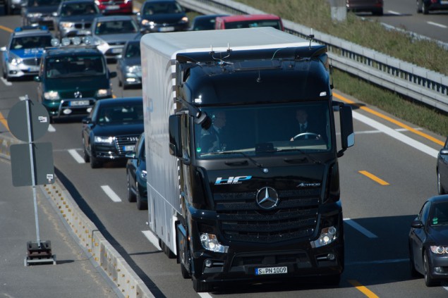 Selbstfahrender LKW von Daimler
