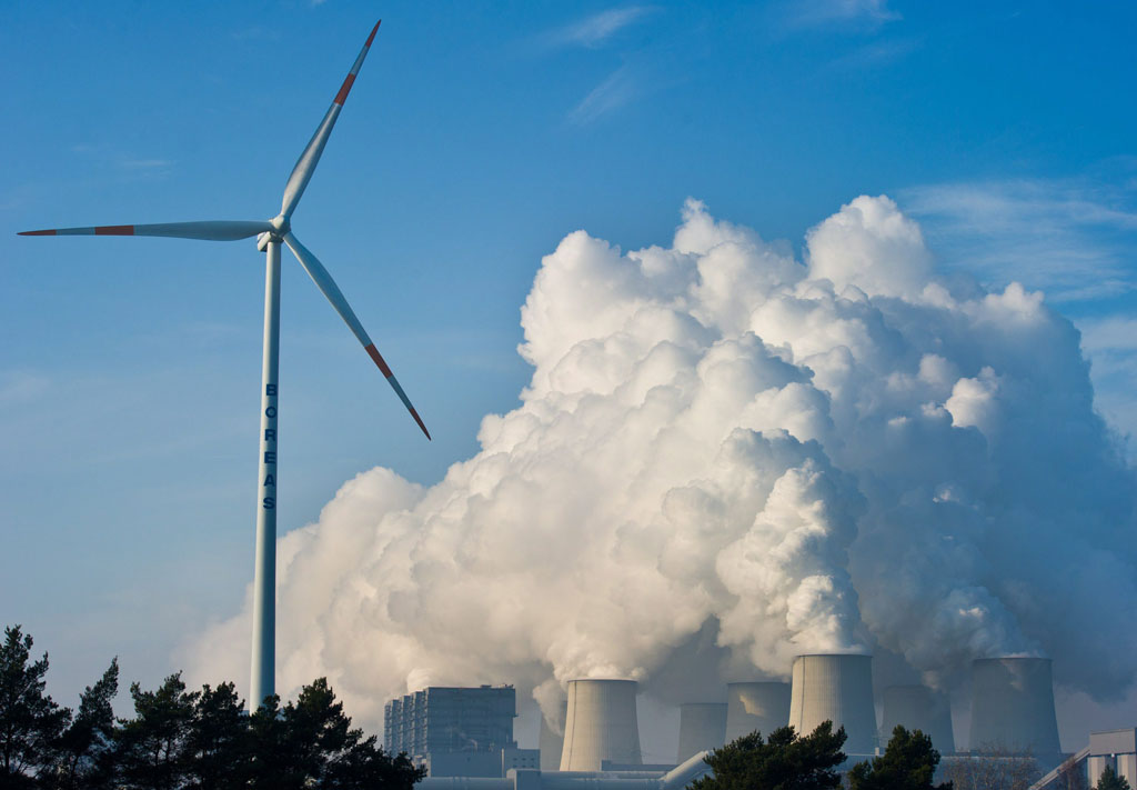 Braunkohlewerk von Vattenfall in Jaenschwalde