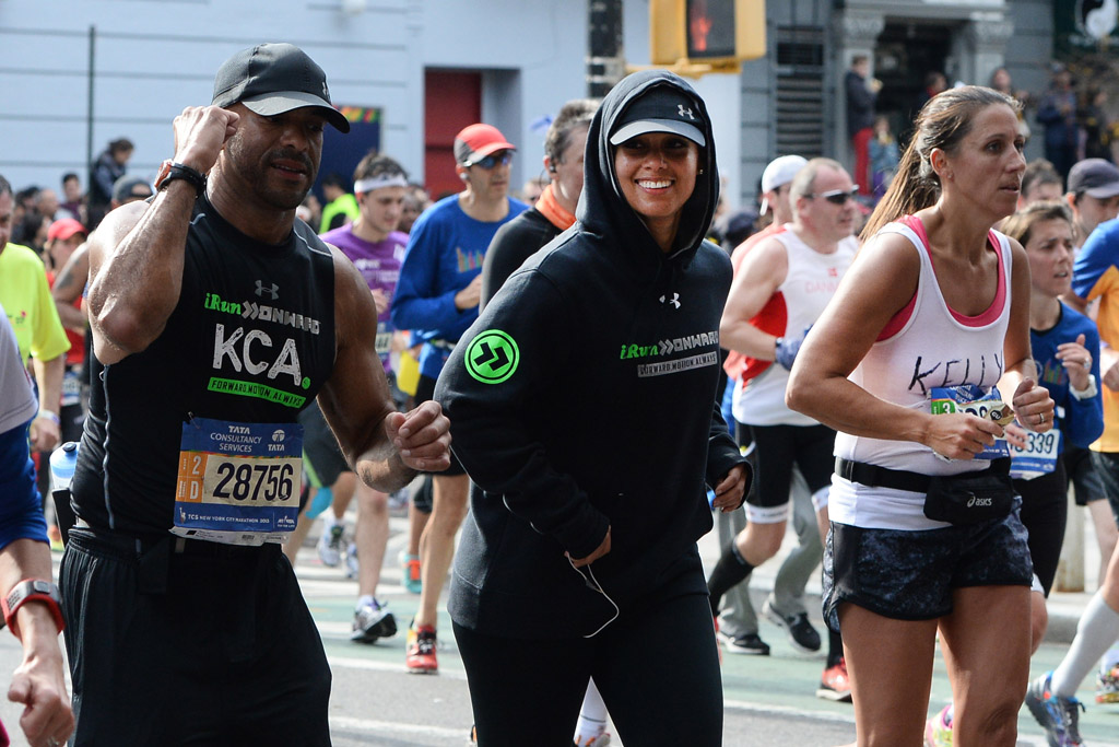 Alicia Keys beim New York Marathon