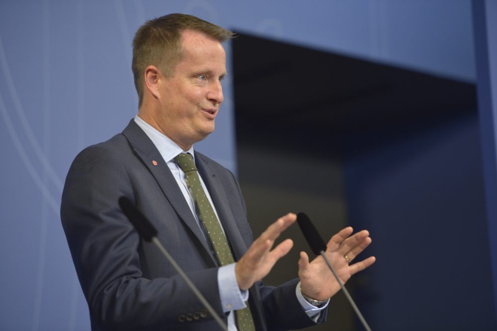 Schwedens Innenminister Anders Ygeman am 11.11.