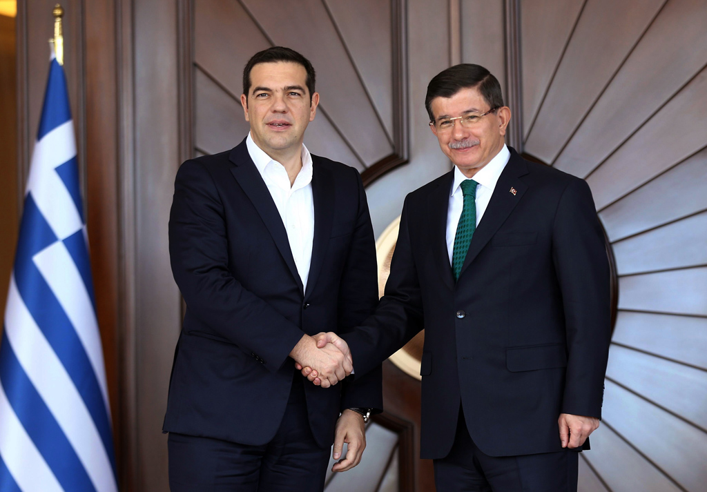 Alexis Tsipras und Ahmet Davutoglu in Ankara (18.11.)