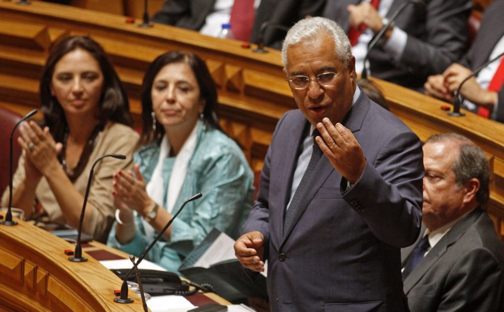 Sozialisten-Chef Antonio Costa Ende Oktober im portugiesischen Parlament in Lissabon