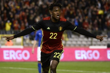 Belgien vs. Italien - Michy Batshuayi nach dem 3:1