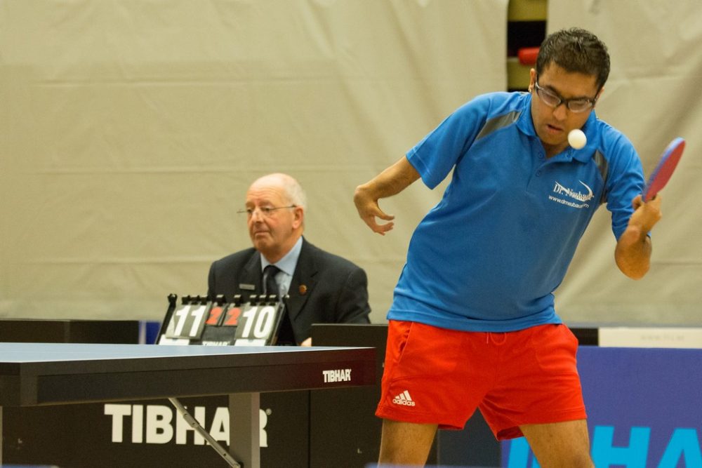 Ben Despineux bei den Belgian Open der Paralympics in St. Niklaas