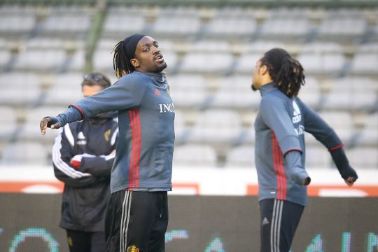 Luis Pedro Cavanda am Donnerstag bei einem Training der Roten Teufel in Brüssel: Bei den kommenden Freundschaftsspielen am Freitag gegen Italien oder am Dienstag gegen Spanien wird er wohl auf dem Platz stehen