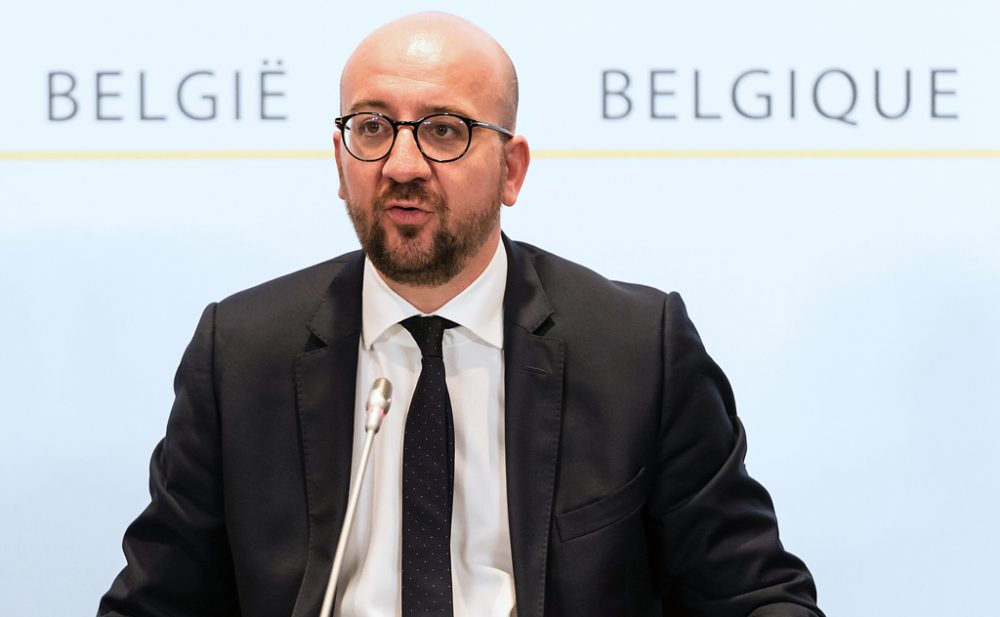 Premierminister Charles Michel am Sonntagabend (22.11.)