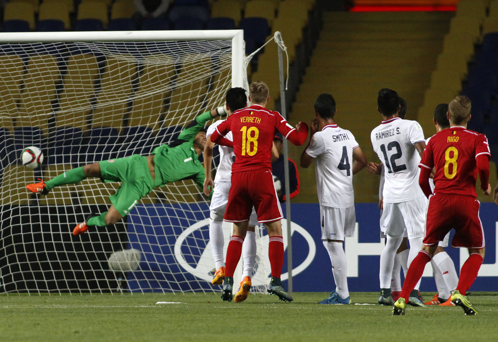 Dante Rigo (r.) hat die belgische U17-Nationalmannschaft ins WM-Halbfinale geschossen