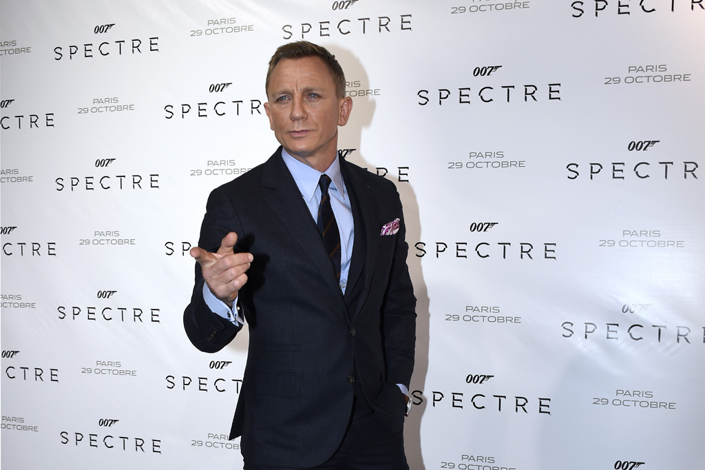 Bond, James Bond: Daniel Craig bei der Spectre-Premiere in Paris