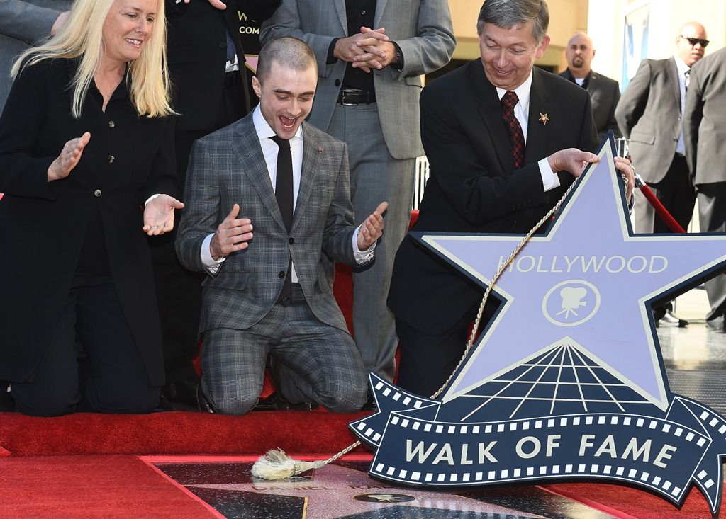 Daniel Radcliffe enthüllt seinen Hollywood-Stern auf dem Walk of Fame (12.11.)