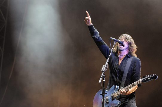 Dave Grohl von den Foo Fighters am 19.8.2012 in Österreich