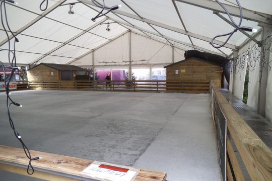 Schlittschuhbahn in Malmedy steht vor der Eröffnung