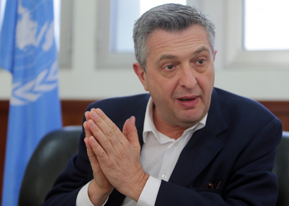 Der italienische Diplomat Filippo Grandi (Bild vom 6.12.2012)
