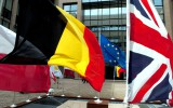 Belgische und britische Flagge (Archivbild: Etienne Ansotte/Belga)