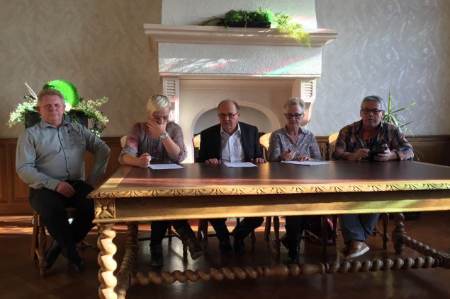 Pressekonferenz zu möglicher Ankunft von Flüchtlingen in Kelmis