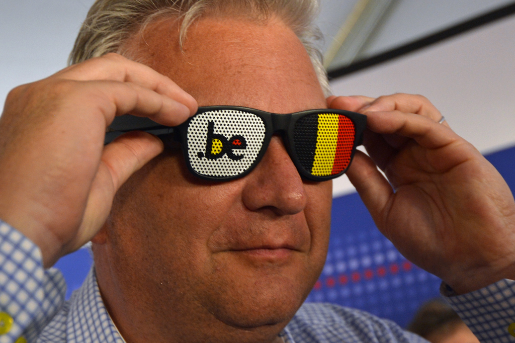 Prinz Laurent mit Belgien-Brille am Nationalfeiertag 2015