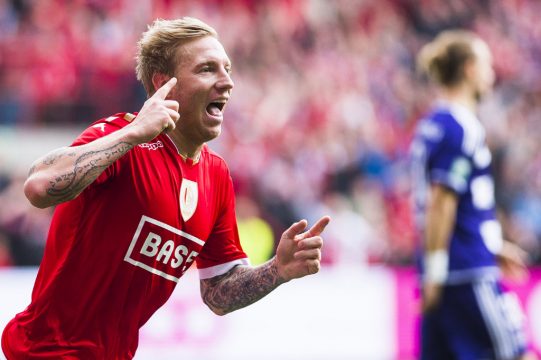 Jonathan Legear bringt Standard Lüttich 1:0 gegen Anderlecht in Führung