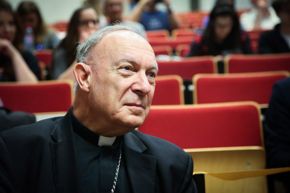 Erzbischof André-Joseph Léonard im Mai 2015 in Brüssel