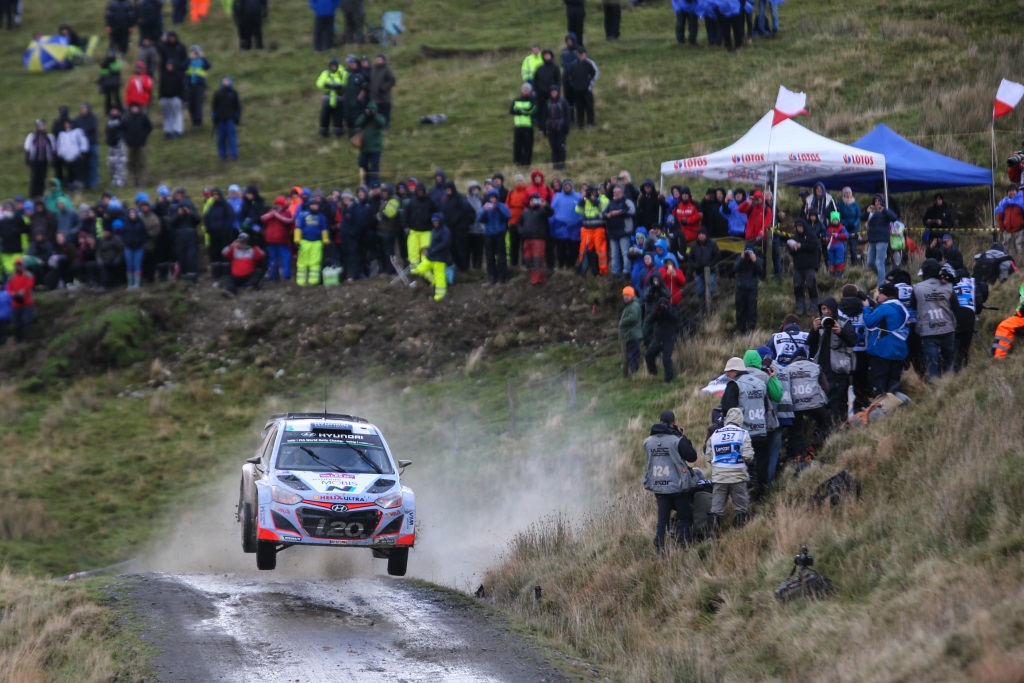 Thierry Neuville/Nicolas Gilsoul im Hyundai i20 WRC bei der Rallye Wales