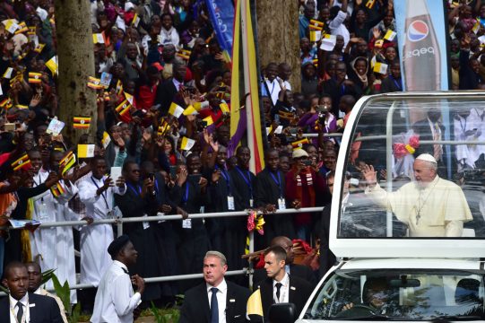 Papst Franziskus in Namugongo