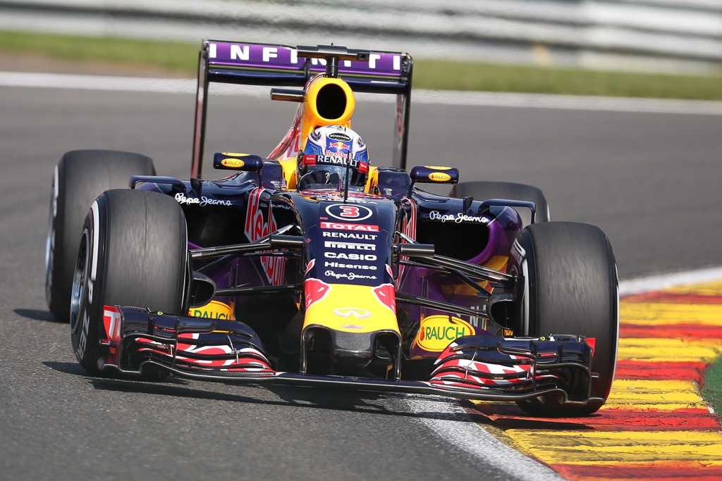 Daniel Ricciardo im Red Bull beim Großen Preis von Belgien