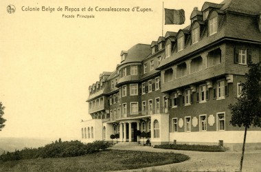 Fassade des damaligen Sanatoriums Eupen