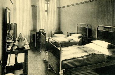 Zimmer im damaligen Sanatorium Eupen