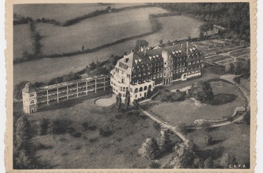 Luftaufnahme des damaligen Sanatoriums Eupen