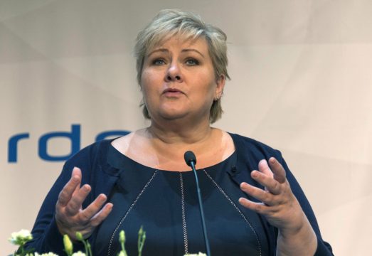 Norwegens Ministerpräsidentin Erna Solberg (28.10.)