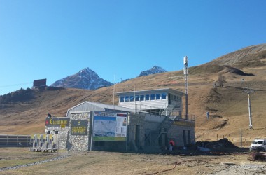 Baustellenbesichtigung: Ski-WM in St. Moritz 2017