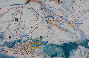 Baustellenbesichtigung: Ski-WM in St. Moritz 2017