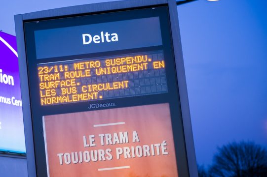 U-Bahnen in Brüssel fahren nicht, Busse und Trams weitgehend