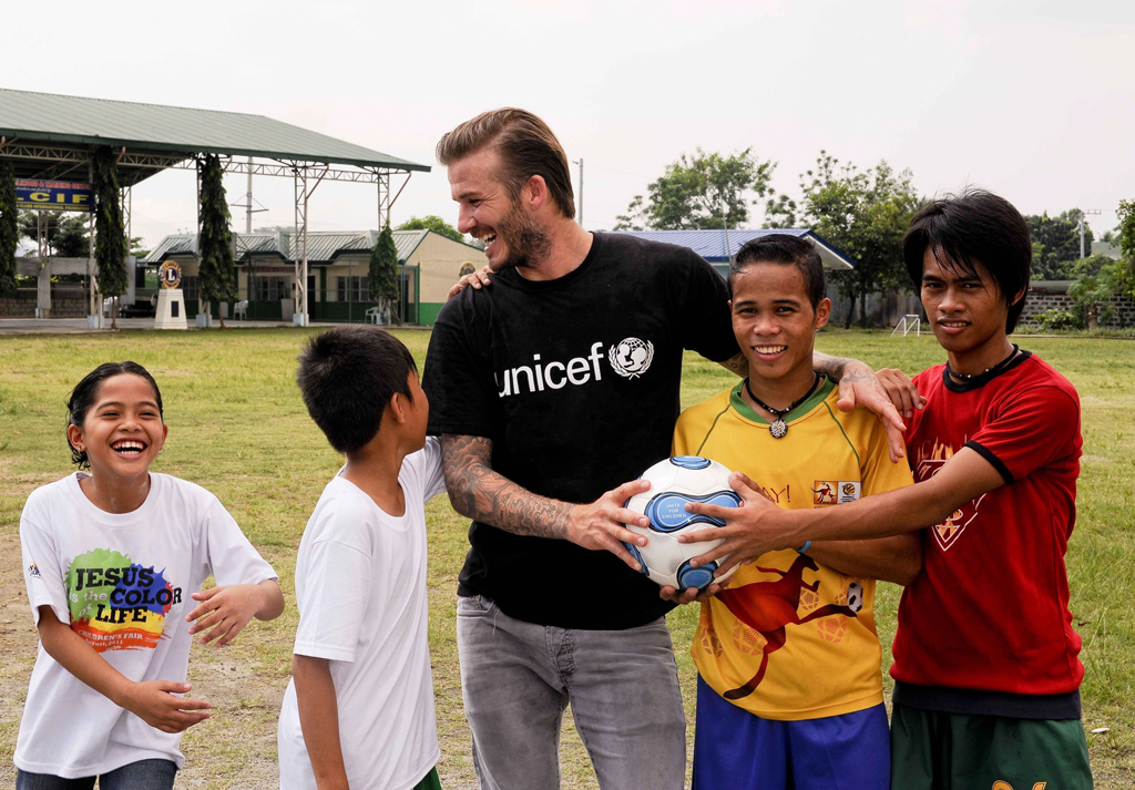 Unicef-Botschafter David Beckham