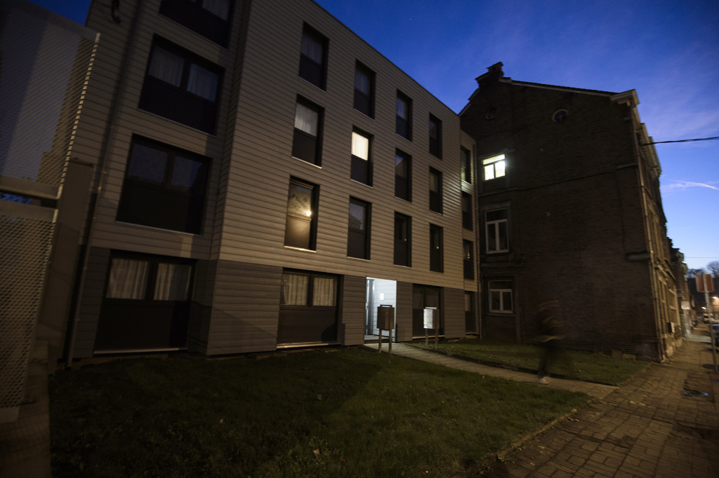 Donnerstagabend wurde dieses Haus in Verviers durchsucht