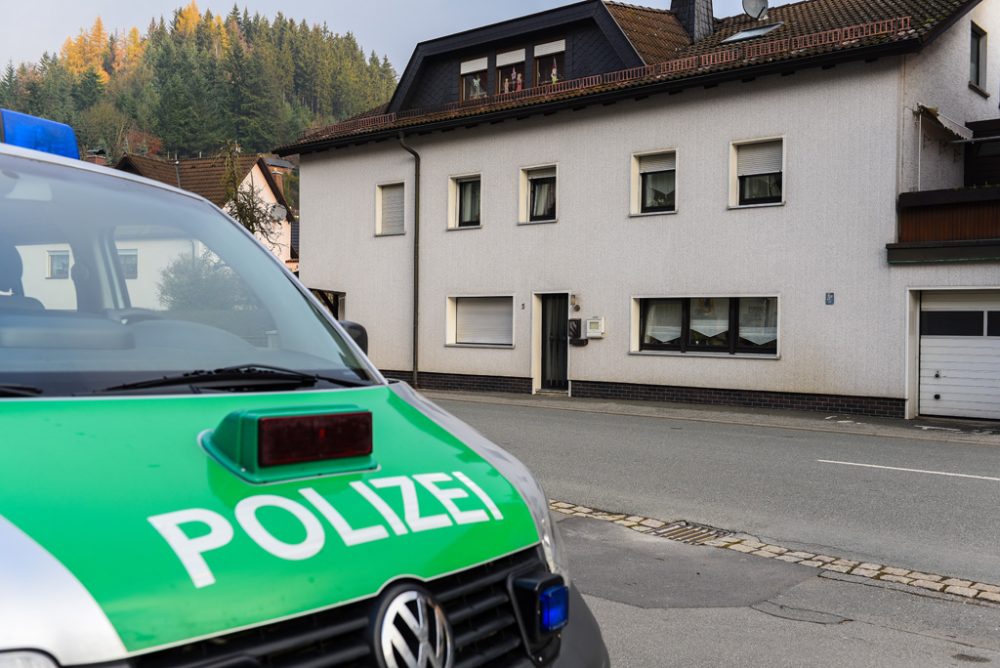 Haus in Wallenfels, in dem die Leichen gefunden wurden