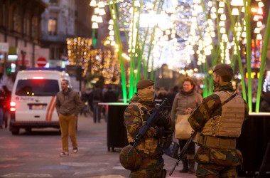 Weihnachtsmarkt in Brüssel unter erhöhten Sicherheitsmaßnahme