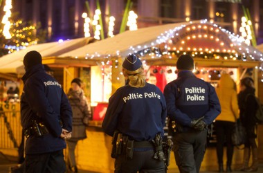 Weihnachtsmarkt in Brüssel unter erhöhten Sicherheitsmaßnahme