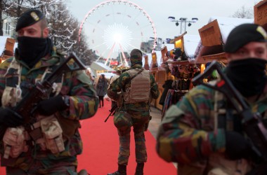 Weihnachtsmarkt in Brüssel unter erhöhten Sicherheitsmaßnahme