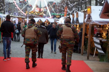 Weihnachtsmarkt in Brüssel unter erhöhten Sicherheitsmaßnahme