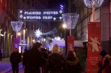 Weihnachtsmarkt in Brüssel unter erhöhten Sicherheitsmaßnahme