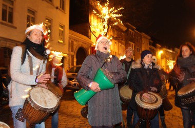 African Night: Parade durch Eupen