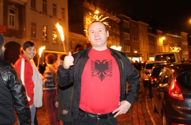 African Night: Parade durch Eupen