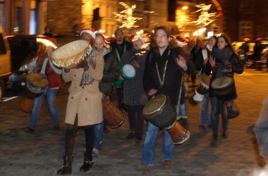 African Night: Parade durch Eupen