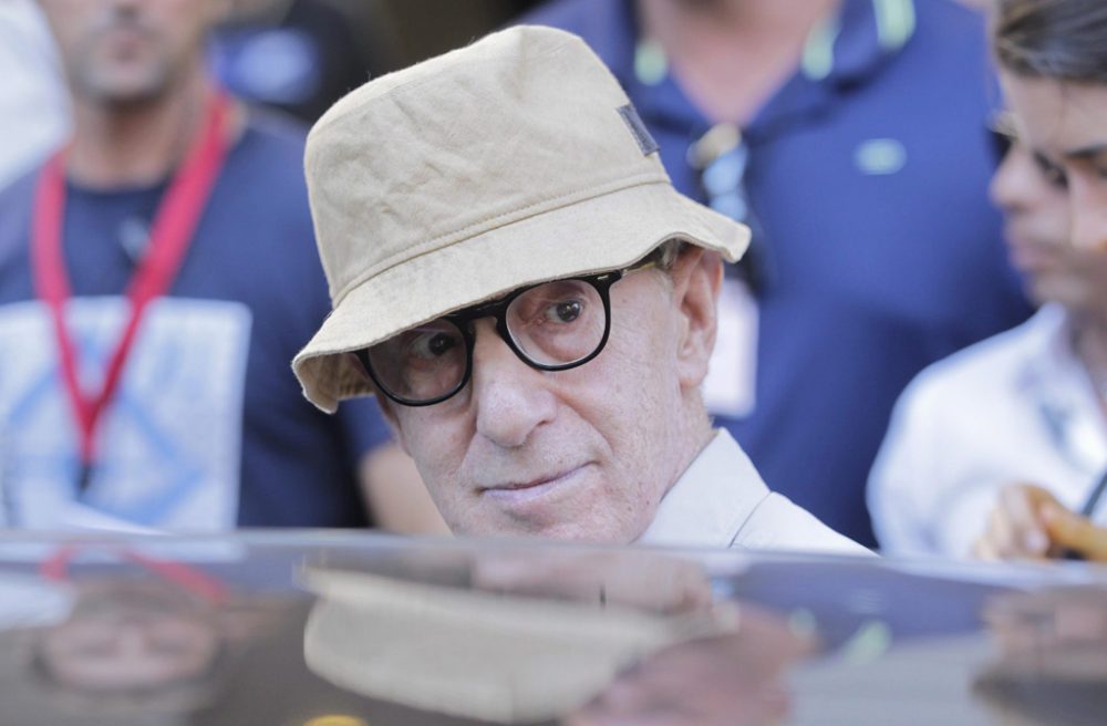 Woody Allen am Filmset von "The Bop Decameron" 2011