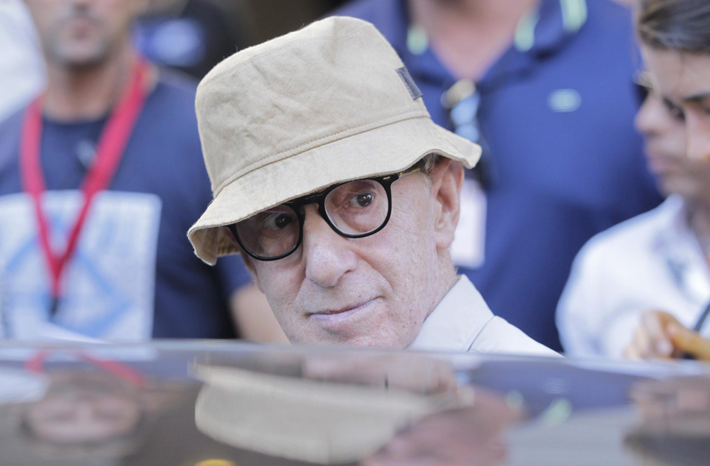 Woody Allen am Filmset von "The Bop Decameron" 2011