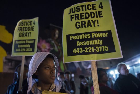 Demonstration in Baltimore (16.12.)