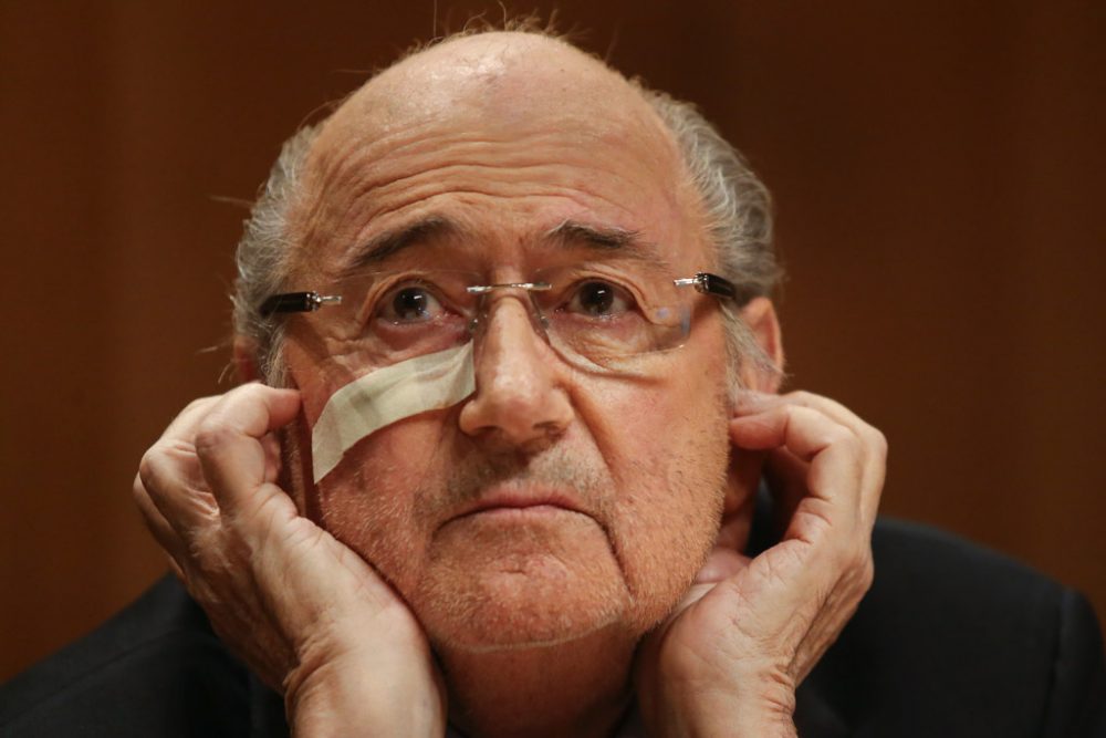 Suspendierter Fifa Präsident Josef Blatter