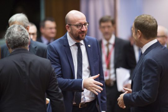 Premierminister Michel beim EU-Gipfel 18.12.2015