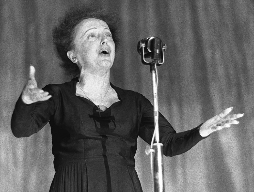 Edith Piaf am 30.12.1960 in Paris